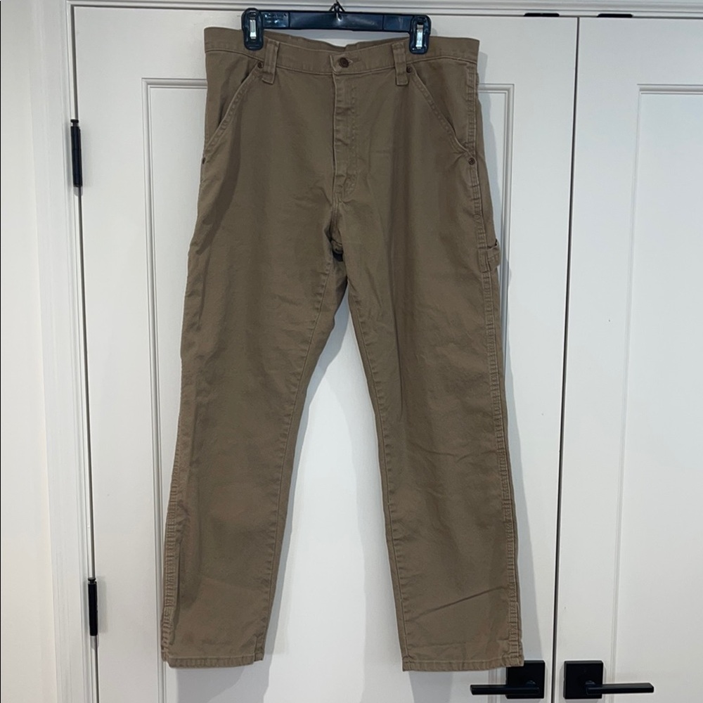 Wrangler Cargo Tan Pants 34 X 32